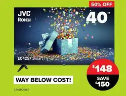 Visions Electronics JVC Roku 40 EC4257 Smart TV offer