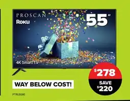 Visions Electronics PROSCAN Roku 55 4K Smart TV offer