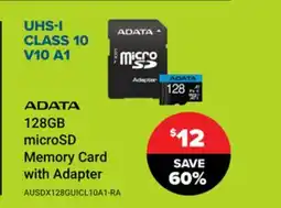 Visions Electronics ADATA 128GB microSD Memory Card with Adapter offer