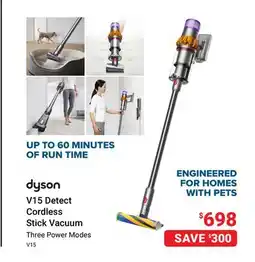 Visions Electronics V15 Detect Cordless Stick Vacuum offer