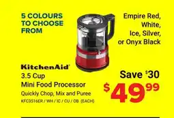 Visions Electronics 3.5 Cup Mini Food Processor offer