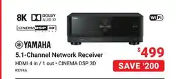 Visions Electronics YAMAHA 5.1-Channel Network Receiver offer