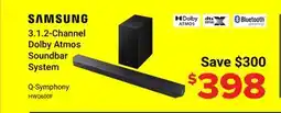 Visions Electronics Samsung 3.1.2-Channel Dolby Atmos Soundbar System offer