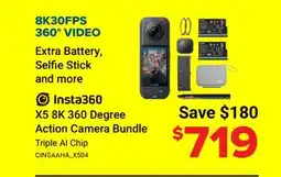 Visions Electronics Insta360 X5 8K 360 Degree Action Camera Bundle offer