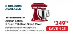 Visions Electronics KitchenAid Artisan Series 5 Quart Tilt-Head Stand Mixer offer