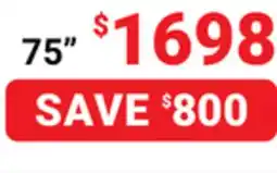 Visions Electronics Samsung 75 4K Smart TV offer