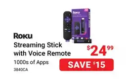 Visions Electronics Streaming Stick with Voice Remote offer