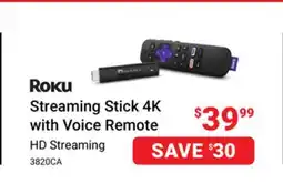 Visions Electronics Streaming Stick 4K with Voice Remote offer