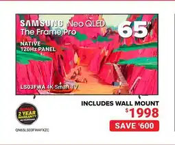 Visions Electronics 65 LS03FWA 4K Smart TV offer