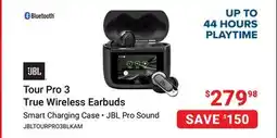 Visions Electronics JBL Tour Pro 3 True Wireless Earbuds offer