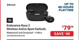 Visions Electronics JBL Endurance Race 2 Wireless Active Sport Earbuds offer