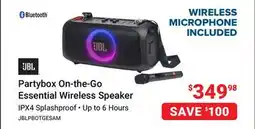 Visions Electronics JBL Partybox On-the-Go Essential Wireless Speaker offer