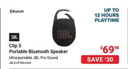 Visions Electronics Clip 5 Portable Bluetooth Speaker offer