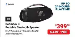 Visions Electronics JBL Boombox 3 Portable Bluetooth Speaker offer