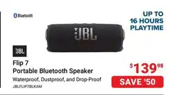 Visions Electronics JBL Flip 7 Portable Bluetooth Speaker offer