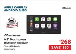 Visions Electronics Pioneer 6.8 Touchscreen Bluetooth Receiver offer