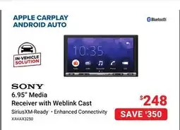 Visions Electronics SONY 6.95 Media Receiver with Weblink Cast offer