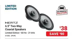 Visions Electronics Hertz 6.5 Two-Way Coaxial Speakers offer