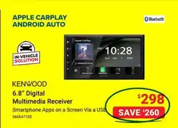 Visions Electronics KENWOOD 6.8 Digital Multimedia Receiver offer