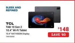 Visions Electronics TCL TAB 10 Gen 2 10.4 Wi-Fi Tablet offer