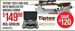 Cabela's TIPTON BEST GUN VISE WITH WHEELER FAT WRENCH COMBO offer