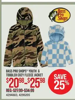 Cabela's BASS PRO SHOPS YOUTH & TODDLER COZY FLEECE JACKET offer