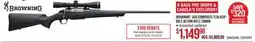 Cabela's BROWNING AB3 COMPOSITE STALKER BOLT-ACTION RIFLE COMBO offer