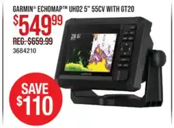 Cabela's GARMIN ECHOMAP UHD2 5 55CV WITH GT20 offer