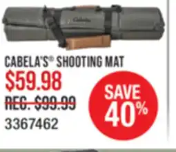 Cabela's CABELA'S SHOOTING MAT offer