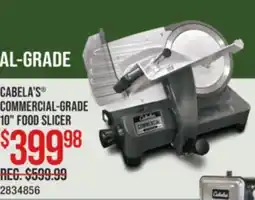 Cabela's CABELA'S COMMERCIAL-GRADE 10 FOOD SLICER offer