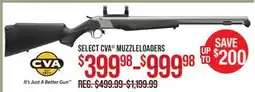 Cabela's SELECT CVA MUZZLELOADERS offer