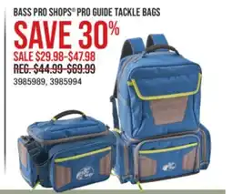 Cabela's BASS PRO SHOPS PRO GUIDE TACKLE BAGS offer