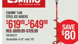 Cabela's ESKIMO E40 STEEL ICE AUGERS offer