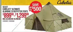 Cabela's CABELA'S ULTIMATE ALAKNAK 2.0 OUTFITTER TENTS offer