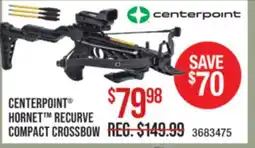 Cabela's CENTERPOINT HORNET RECURVE COMPACT CROSSBOW offer