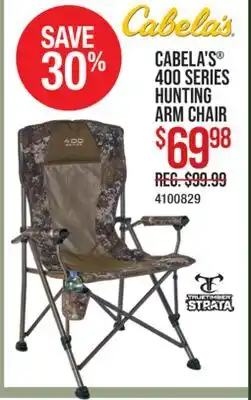 Cabela's CABELA'S 400 SERIES HUNTING ARM CHAIR offer