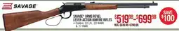 Cabela's SAVAGE ARMS REVEL LEVER-ACTION RIMFIRE RIFLES offer