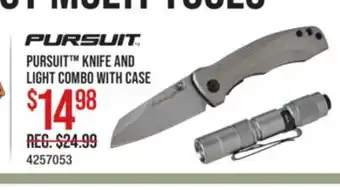 Cabela's PURSUIT KNIFE AND LIGHT COMBO WITH CASE offer