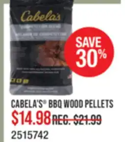 Cabela's CABELA'S BBQ WOOD PELLETS offer