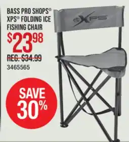 Cabela's BASS PRO SHOPS XPS FOLDING ICE FISHING CHAIR offer