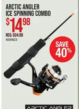 Cabela's ARCTIC ANGLER ICE SPINNING COMBO offer