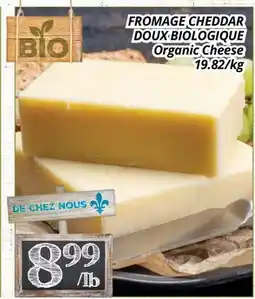 Supermarché PA FROMAGE CHEDDAR DOUX BIOLOGIQUE | Organic Cheese offer