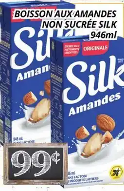 Supermarché PA BOISSON AUX AMANDES NON SUCRÉE SILK offer