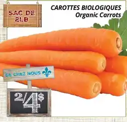 Supermarché PA CAROTTES BIOLOGIQUES | Organic Carrots offer