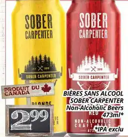 Supermarché PA BIÈRES SANS ALCOOL SOBER CARPENTER | Non-Alcoholic Beers offer