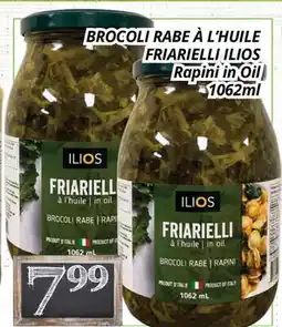 Supermarché PA BROCOLI RABE À L'HUILE FRIARIELLI ILIOS | Rapini in Oil offer