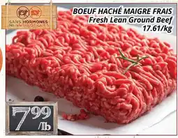 Supermarché PA BOEUF HACHÉ MAIGRE FRAIS | Fresh Lean Ground Beef offer