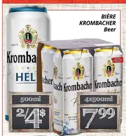 Supermarché PA BIÈRE KROMBACHER | Beer offer