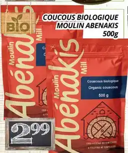 Supermarché PA COUCOUS BIOLOGIQUE MOULIN ABENAKIS offer