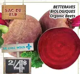 Supermarché PA BETTERAVES BIOLOGIQUES | Organic Beets offer